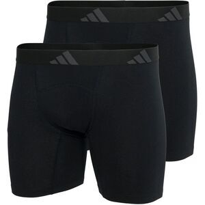 Adidas Mens Logo Boxer Briefs (Pack of 2) / Black